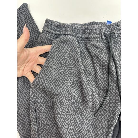 Adidas Mens Sweatpants Size Large Grey Black Elastic Waist Drawstring - Picture 2 of 13